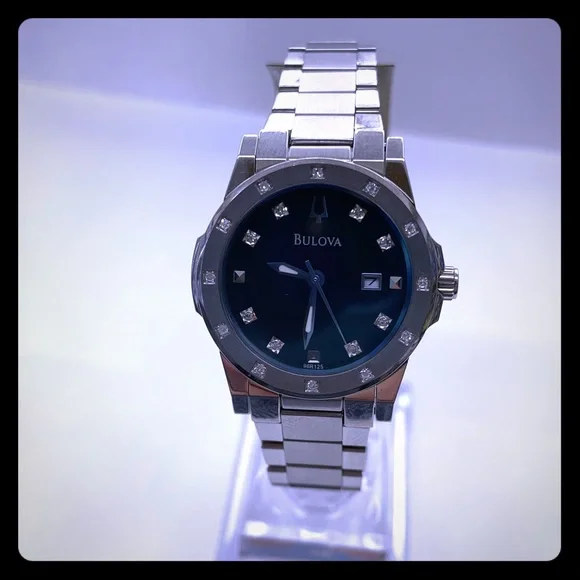 Bulova | Accessories | New Bulova Mop Dial Stainless Steel  display picture 2